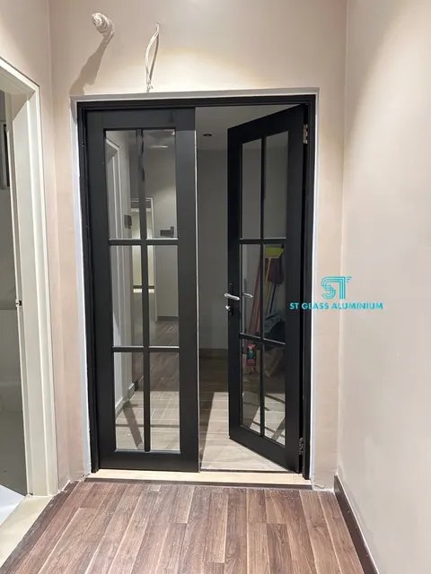 Lattice Double Swing Door — Swing Door by ST Glass Aluminium thumbnail 1