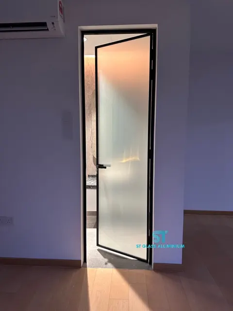 Slim Swing Door — Swing Door by ST Glass Aluminium thumbnail 1