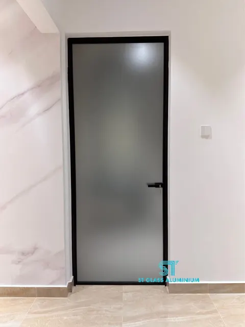 Slim Swing Door — Swing Door by ST Glass Aluminium thumbnail 5