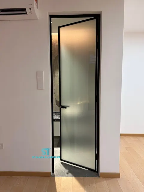 Slim Swing Door — Swing Door by ST Glass Aluminium thumbnail 2