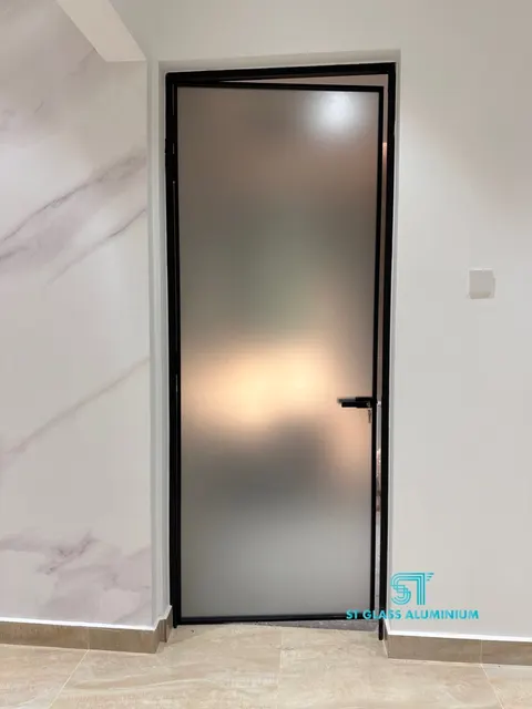 Slim Swing Door — Swing Door by ST Glass Aluminium thumbnail 1