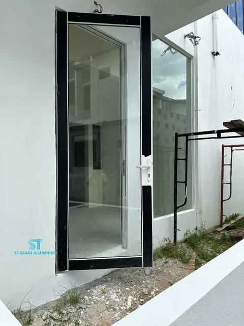Swing Door Clear Glass — Swing Door by ST Glass Aluminium thumbnail 3