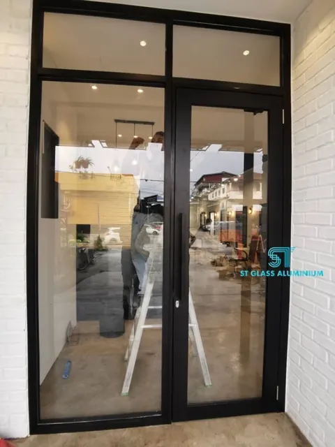 Swing Door With Fixed Glass — Swing Door by ST Glass Aluminium thumbnail 3