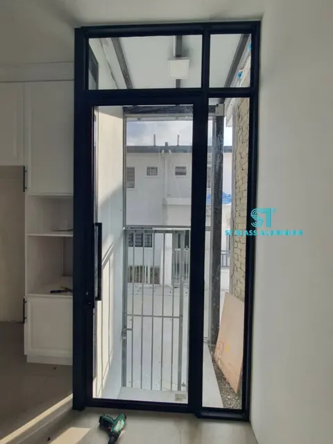 Swing Door With Fixed Glass — Swing Door by ST Glass Aluminium thumbnail 1