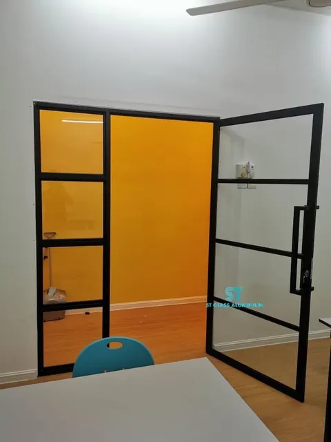 Swing Door With Fixed Glass — Swing Door by ST Glass Aluminium thumbnail 1