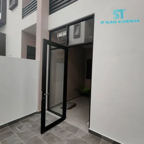 Yard Door With Fixed Glass — Swing Door by ST Glass Aluminium thumbnail 3