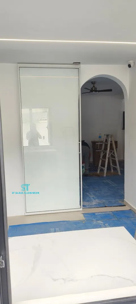 Ghost 👻 Door — Trackless Sliding Door by ST Glass Aluminium thumbnail 1