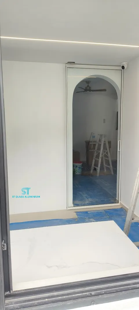 Ghost 👻 Door — Trackless Sliding Door by ST Glass Aluminium thumbnail 3