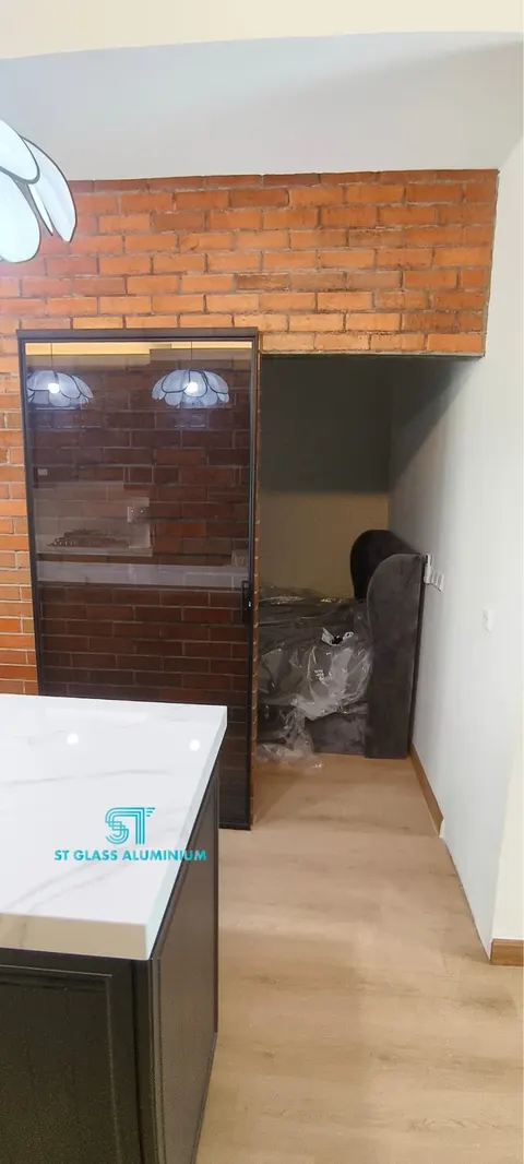 Ghost Sliding Door — Trackless Sliding Door by ST Glass Aluminium thumbnail 3