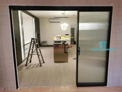 Hanging Sliding Door — Trackless Sliding Door by ST Glass Aluminium thumbnail 2