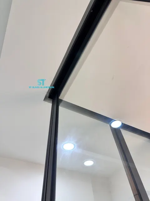 Hanging Sliding Door — Trackless Sliding Door by ST Glass Aluminium thumbnail 9