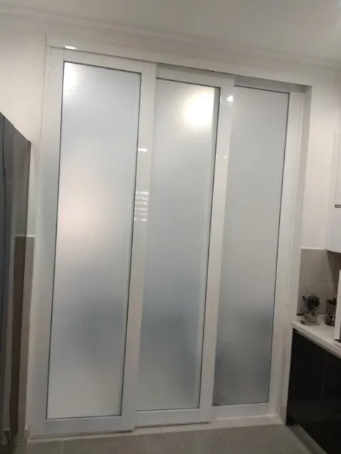 Hanging Sliding Door — Trackless Sliding Door by ST Glass Aluminium thumbnail 2