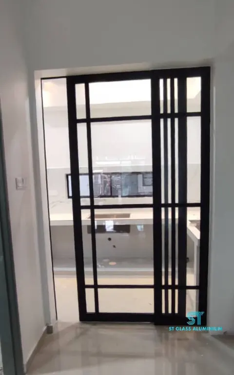 Hanging Sliding Door — Trackless Sliding Door by ST Glass Aluminium thumbnail 3