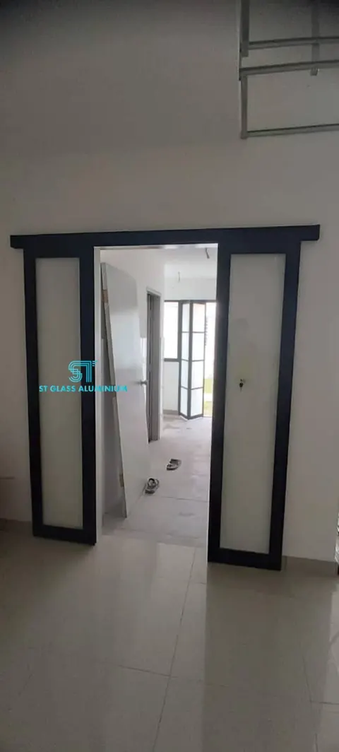 Hanging Sliding Door — Trackless Sliding Door by ST Glass Aluminium thumbnail 3