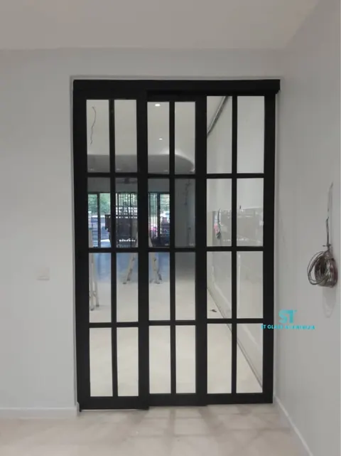 Hanging Sliding Door — Trackless Sliding Door by ST Glass Aluminium thumbnail 1