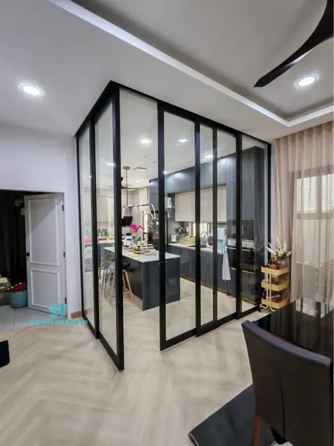 Hanging Sliding Door — Trackless Sliding Door by ST Glass Aluminium thumbnail 3
