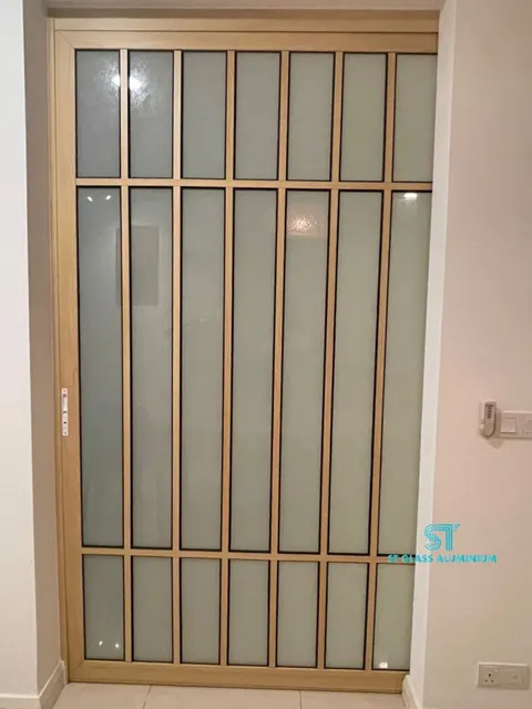Hanging Sliding Door — Trackless Sliding Door by ST Glass Aluminium thumbnail 2