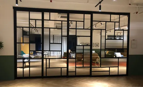 Hanging Sliding Door — Trackless Sliding Door by ST Glass Aluminium thumbnail 3