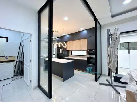 Hanging Sliding Door — Trackless Sliding Door by ST Glass Aluminium thumbnail 5