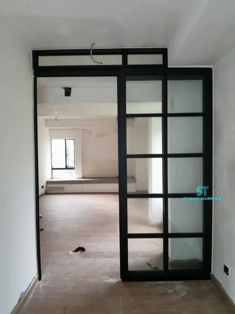 Hanging Sliding Door — Trackless Sliding Door by ST Glass Aluminium thumbnail 2
