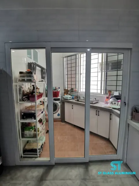 Hanging Sliding Door — Trackless Sliding Door by ST Glass Aluminium thumbnail 1