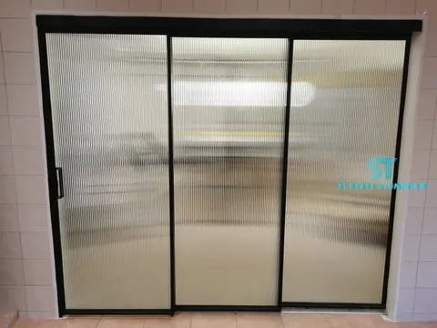 Hanging Sliding Door — Trackless Sliding Door by ST Glass Aluminium thumbnail 1