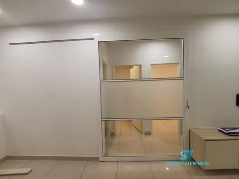 Hanging Sliding Door — Trackless Sliding Door by ST Glass Aluminium thumbnail 1