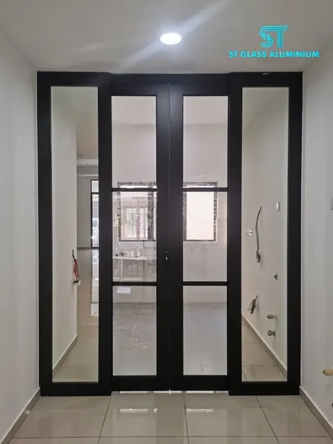 Hanging Sliding Door — Trackless Sliding Door by ST Glass Aluminium thumbnail 1