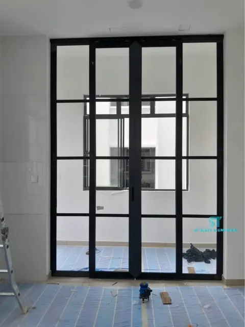 Hanging Sliding Door — Trackless Sliding Door by ST Glass Aluminium thumbnail 1