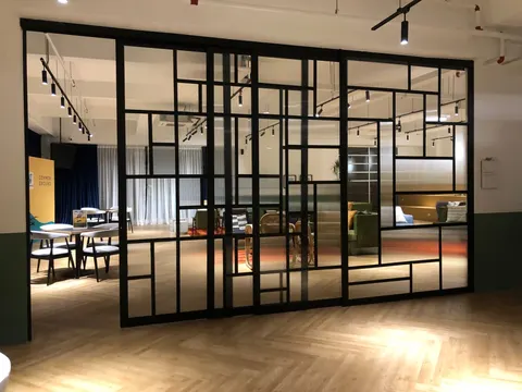 Hanging Sliding Door — Trackless Sliding Door by ST Glass Aluminium thumbnail 5