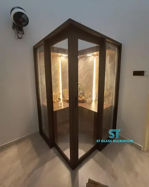 Hanging Sliding Door — Trackless Sliding Door by ST Glass Aluminium thumbnail 1