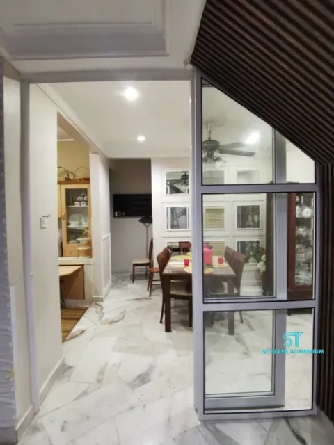 Hanging Sliding Door — Trackless Sliding Door by ST Glass Aluminium thumbnail 2