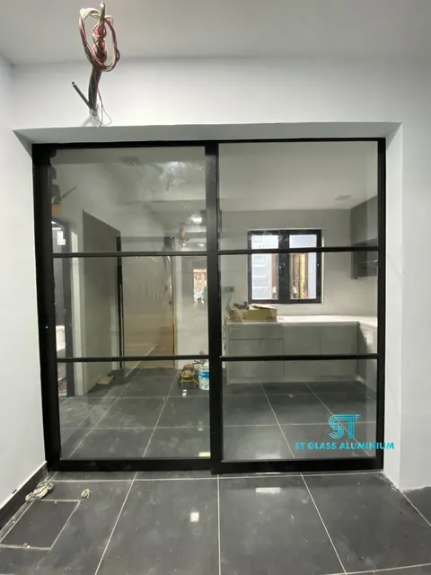 Hanging Sliding Door — Trackless Sliding Door by ST Glass Aluminium thumbnail 2