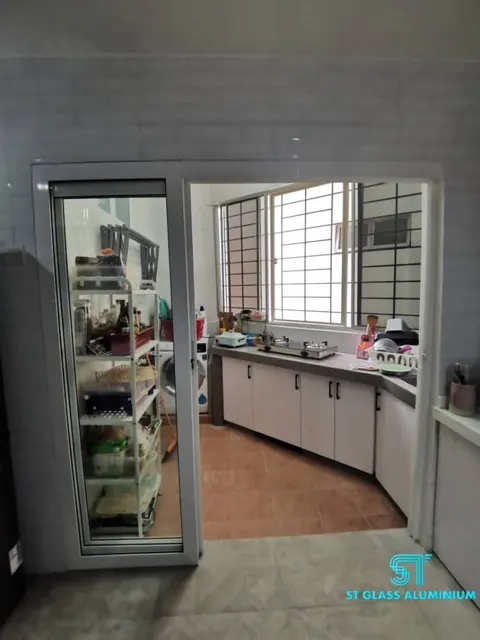 Hanging Sliding Door — Trackless Sliding Door by ST Glass Aluminium thumbnail 2