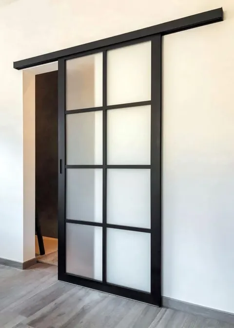 Hanging Sliding Door — Trackless Sliding Door by ST Glass Aluminium thumbnail 1