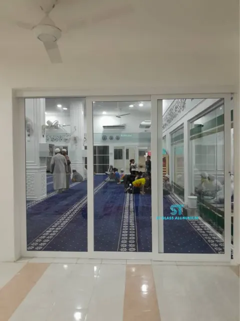 Hanging Sliding Door — Trackless Sliding Door by ST Glass Aluminium thumbnail 2