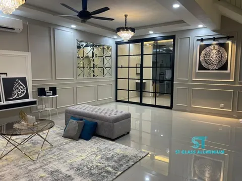Hanging Sliding Door — Trackless Sliding Door by ST Glass Aluminium thumbnail 2