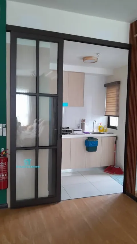 Hanging Sliding Door — Trackless Sliding Door by ST Glass Aluminium thumbnail 2