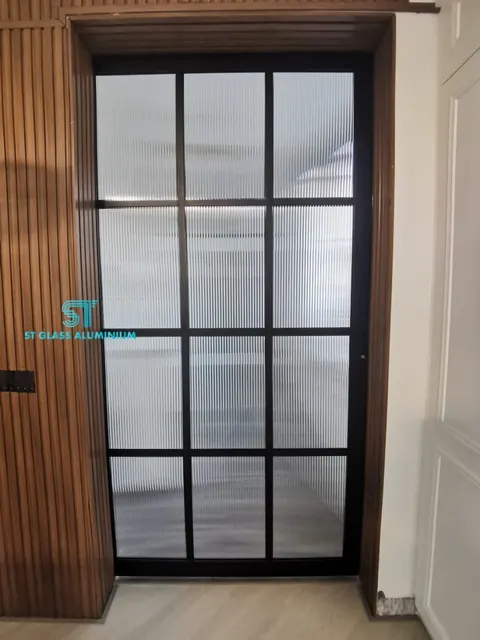 Hanging Sliding Door — Trackless Sliding Door by ST Glass Aluminium thumbnail 3