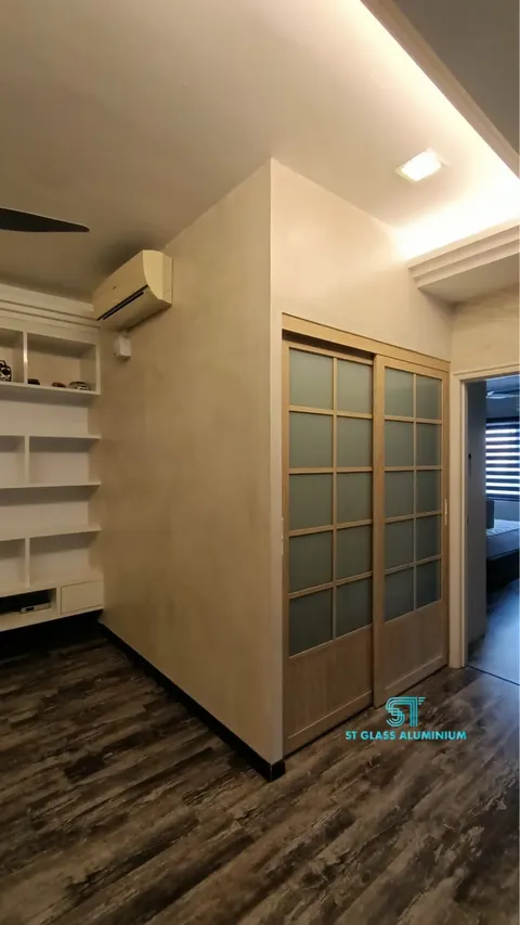 Hanging Sliding Door With Fully Aluminium — Trackless Sliding Door by ST Glass Aluminium thumbnail 6
