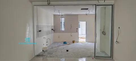 Slim Hanging Sliding Door — Trackless Sliding Door by ST Glass Aluminium thumbnail 2