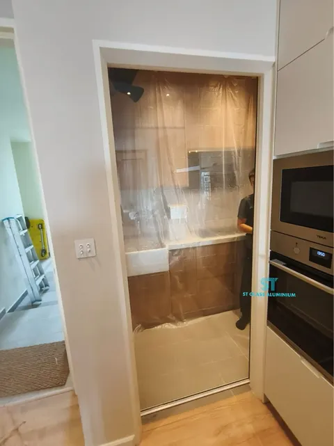 Slim Hanging Sliding Door