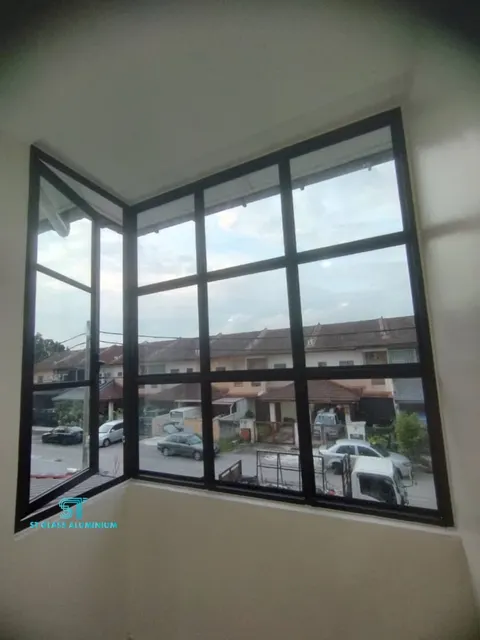 Fixed Glass With Multipoint Window — Window Series by ST Glass Aluminium thumbnail 4