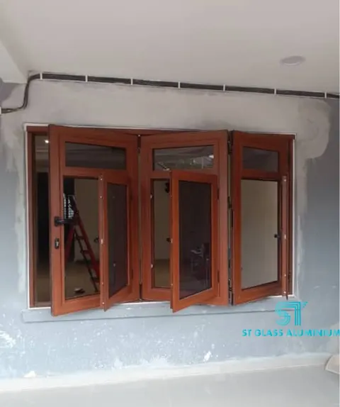 Folding Window With Multipoint Window — Window Series by ST Glass Aluminium thumbnail 3
