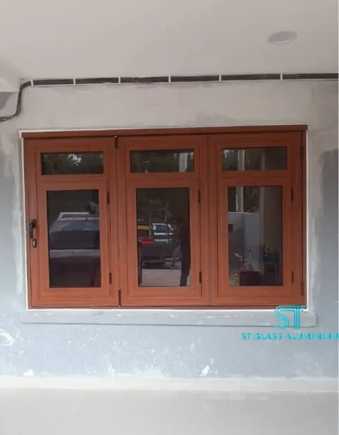 Folding Window With Multipoint Window — Window Series by ST Glass Aluminium thumbnail 2