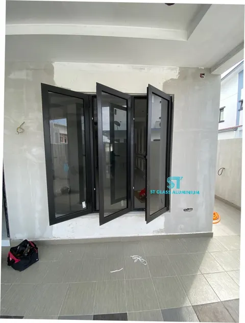 Multipoint Casement Window — Window Series by ST Glass Aluminium thumbnail 1