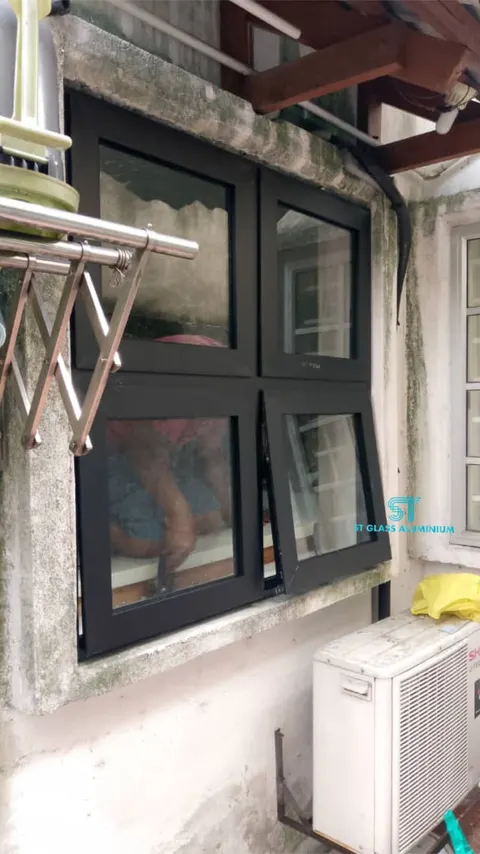 Multipoint Top Hung Window — Window Series by ST Glass Aluminium thumbnail 1