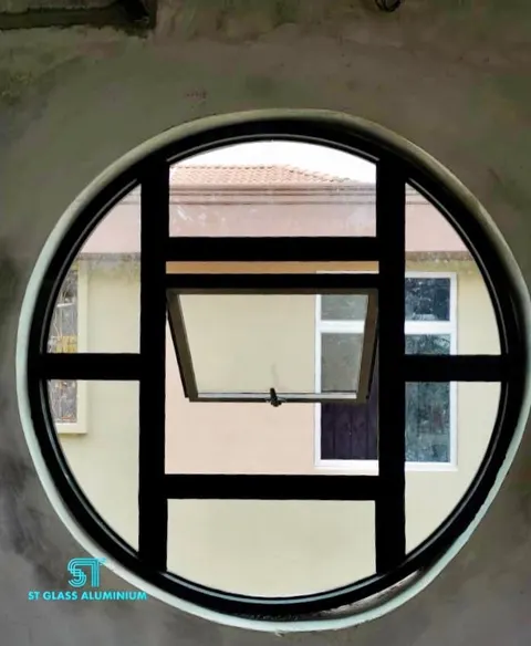 Round Top Hung Window — Window Series by ST Glass Aluminium thumbnail 8