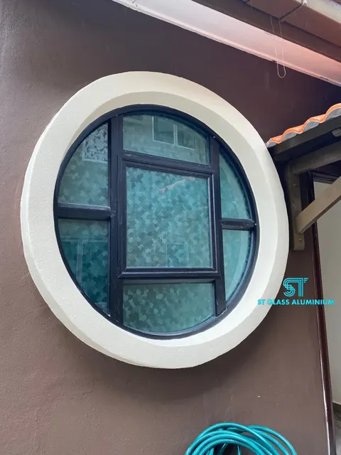 Round Top Hung Window — Window Series by ST Glass Aluminium thumbnail 4