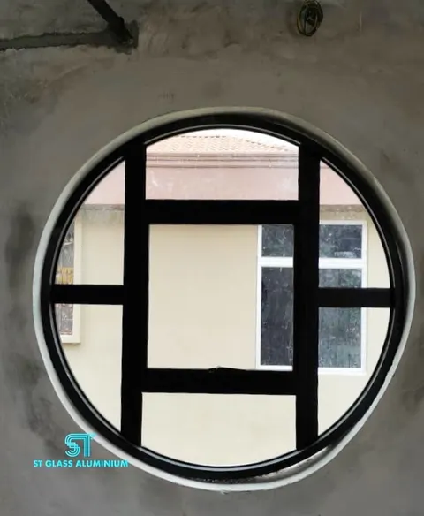 Round Top Hung Window — Window Series by ST Glass Aluminium thumbnail 7